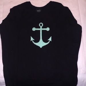 Super soft Nautical Anchor Sweater